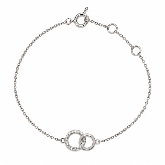 Armband Crivelli Dame in Weißgold Diamante 0.07 Ct 370-XB2188.2 - 370-XB2188.2